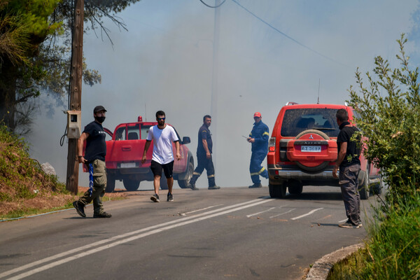 Φωτιά στην Ηλεία: Διακοπή κυκλοφορίας σε τμήμα εθνικής Τρίπολης – Πύργου λόγω της φωτιάς