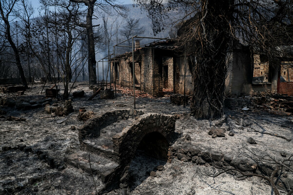 Βίλια: Ανεξέλεγκτη η φωτιά στο όρος Πατέρα – 80.000 στρέμματα στάχτη