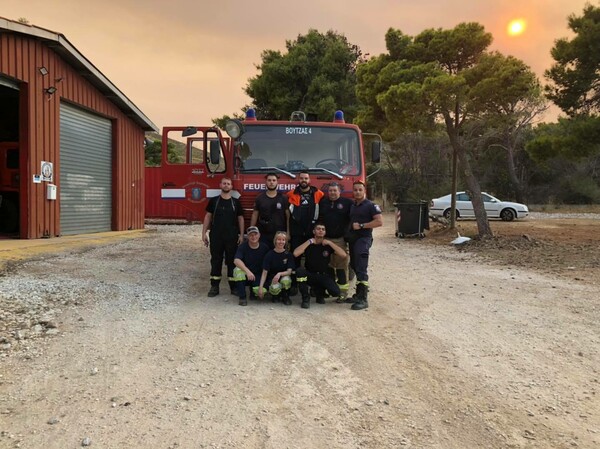 Εθελοντής Πυροσβέστης στην Ελλάδα Κωνσταντίνος Παπαδόπουλος, κάτοικος Αυστρίας