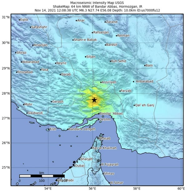 Σεισμός 6,3 Ρίχτερ στο Ιράν - Τουλάχιστον ένας νεκρός