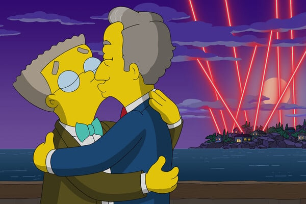 The Simpsons’ resident gay icon Waylon Smithers finally finds love