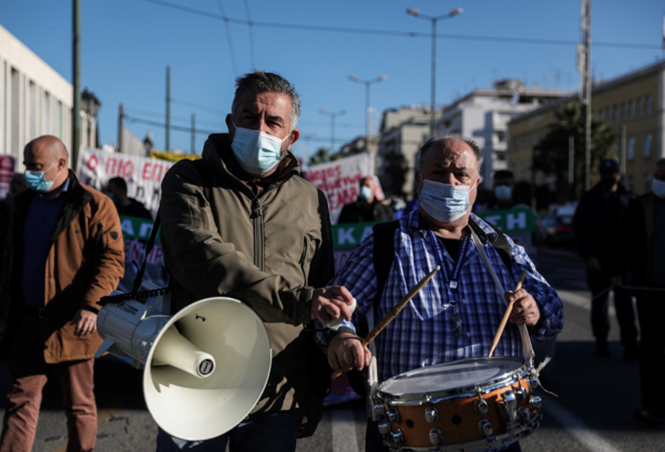 ΠΟΕΔΗΝ - Συγκέντρωση διαμαρτυρίας και πορεία στο κέντρο της Αθήνας 