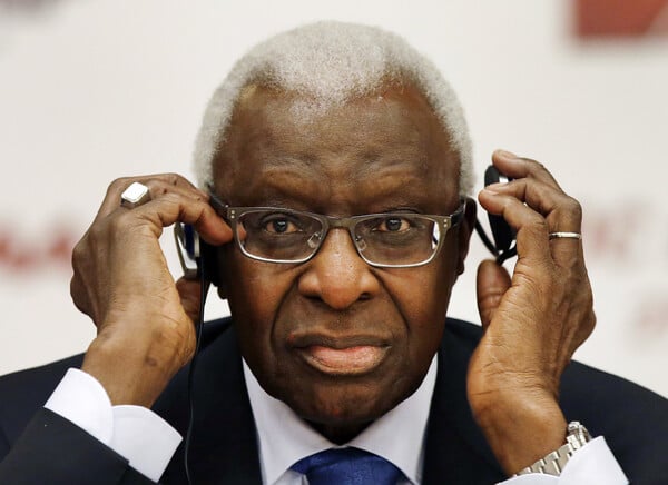 Disgraced world athletics chief Lamine Diack dies aged 88