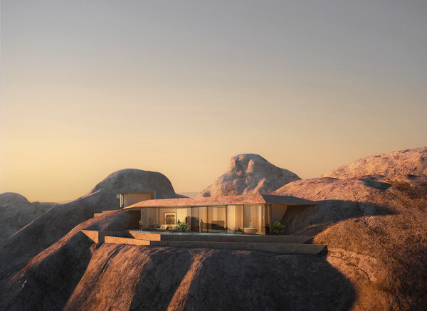 Hidden ‘Desert Rock’ Resort Is Tucked Away in the Mountains of Saudi Arabia