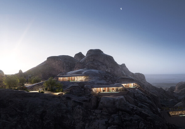 Hidden ‘Desert Rock’ Resort Is Tucked Away in the Mountains of Saudi Arabia