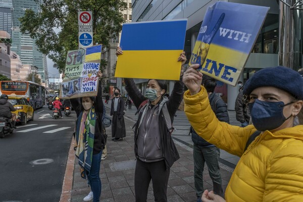 People rally worldwide in support of Ukraine – in pictures