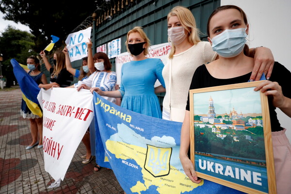 People rally worldwide in support of Ukraine – in pictures