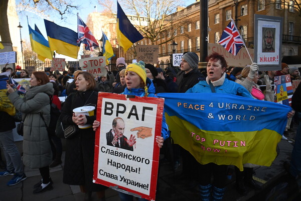 People rally worldwide in support of Ukraine – in pictures