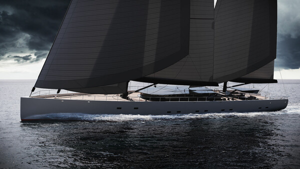 This New Electric Sailing Superyacht Actually Generates Energy While Cruising