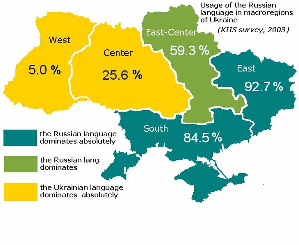russian language map