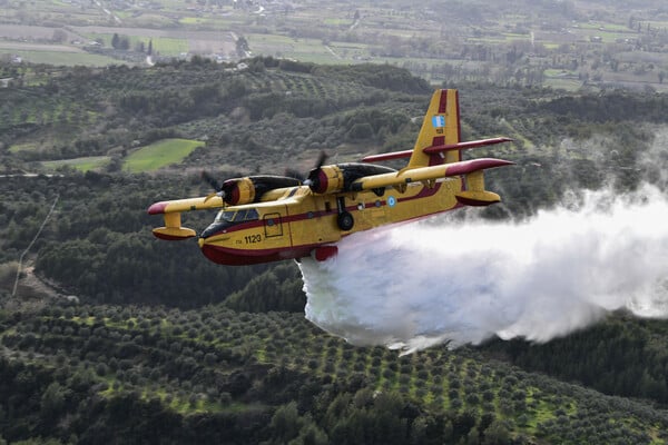 Φωτιά στη Σαλαμίνα - Κοντά σε οικισμό οι φλόγες