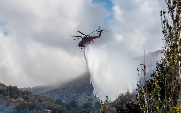 Εύβοια: Συναγερμός για πύρινα μέτωπα στην Ιστιαία