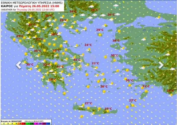 Κορυφώνεται το κύμα ζέστης – Tους 37-38 βαθμούς θα αγγίξει το θερμόμετρο (video)