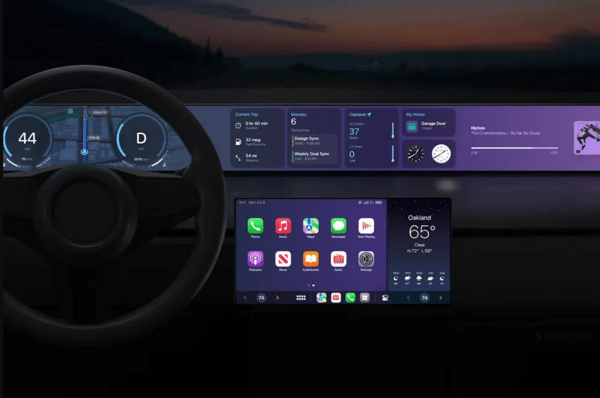 Η Apple αναβαθμίζει το CarPlay- Παρουσίασε νέο ταμπλό αυτοκινήτου