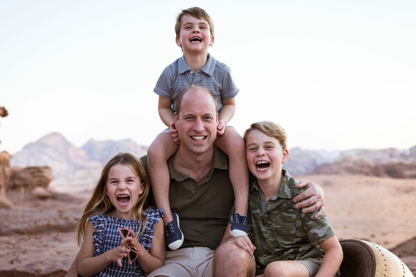 Prince William Marks Father's Day by Sharing New Photo With Children Charlotte, George and Louis