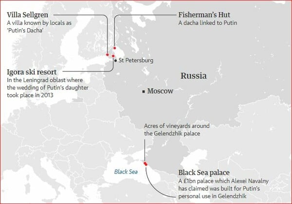 Russian emails appear to show ‘network’ holding .5bn assets linked to Putin