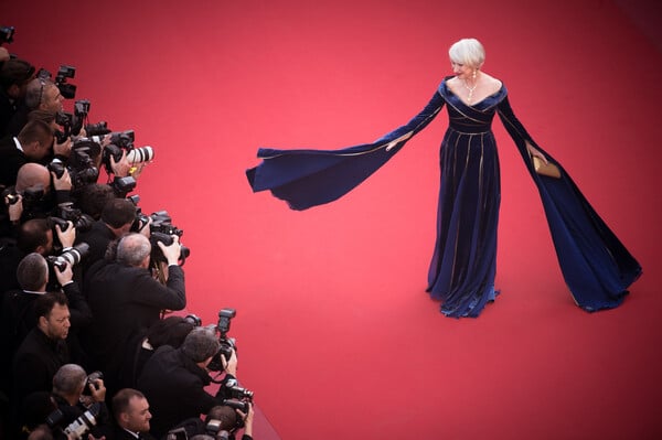 Dame Helen Mirren on rocking pink hair, tight dresses and ‘badass’ make-up at 76