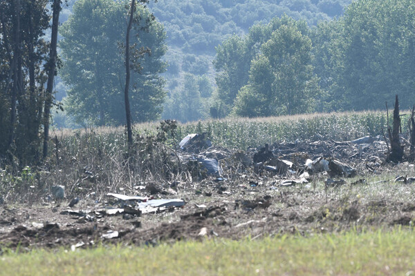 Συντριβή αεροσκάφους στην Καβάλα