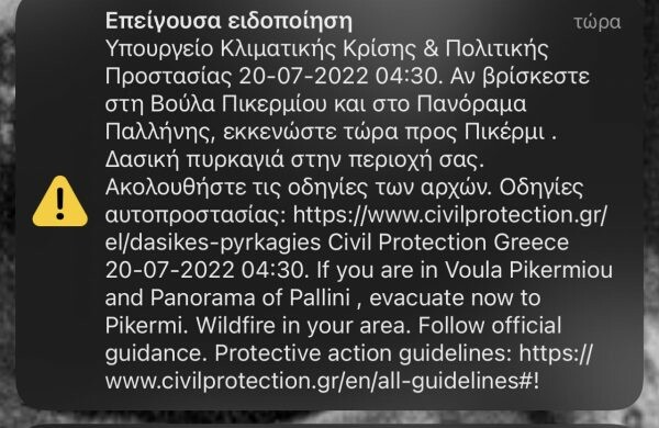 Φωτιά: Καίγονται σπίτια σε Παλαιά Πεντέλη, Ντράφι, Ανθούσα - Εκκενώνονται περιοχές σε Γέρακα και Παλλήνη - Έκλεισαν τμήματα της Αττικής Οδού