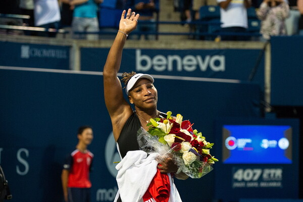 Tearful Serena Williams begins farewell tour as she loses at the Canadian Open