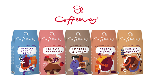Η CAFETEX δημιουργεί και παρουσιάζει το νέο λογότυπο και τις ανανεωμένες συσκευασίες της μάρκας Coffeeway