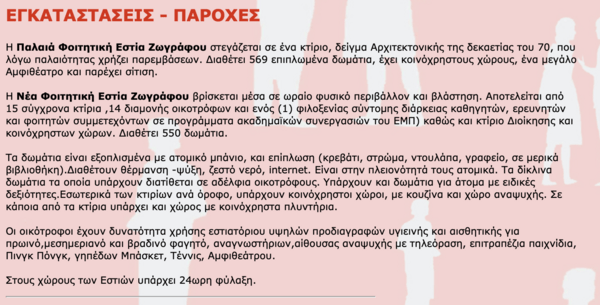 Φοιτητικές Εστίες ΕΜΠ: Δυστοπία κι εγκατάλειψη