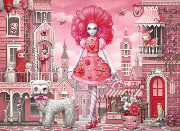 Mark Ryden Paints Sinister Barbie in Mattel Collab