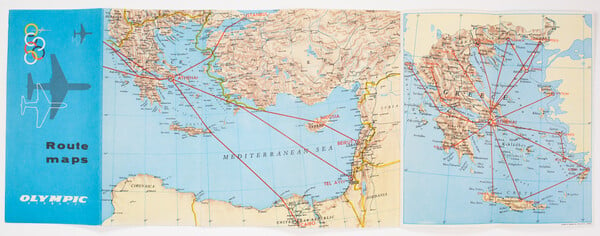 Direction of Travel: Μία έκδοση-ταξίδι στο χρόνο αφιερωμένη στους vintage αεροπορικούς χάρτες