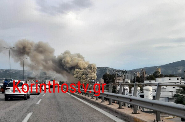 Ασπρόπυργος: Φωτιά σε εταιρεία διαχείρισης αποβλήτων- Μήνυμα του 112