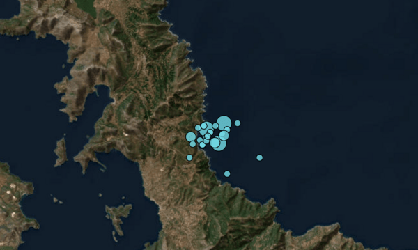 Μπαράζ σεισμών στην Εύβοια: 4,1 και 4,2 Ρίχτερ μετά τα 4,7
