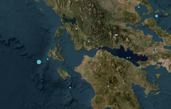 Σεισμός 4,5 Ρίχτερ στο Ιόνιο