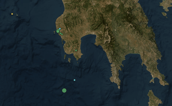 Σεισμός τώρα 4,3 Ρίχτερ ανοικτά της Μεθώνης