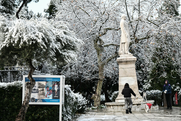 Αττική χιόνια