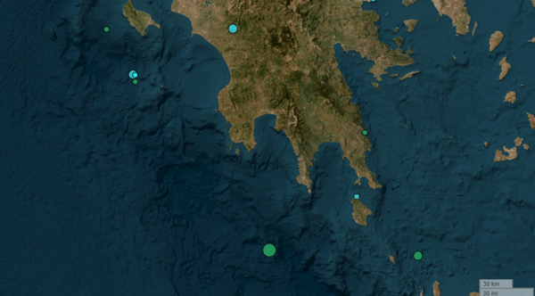 Σεισμός στη Λακωνία- 4 Ρίχτερ