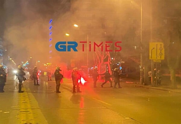 Ένταση στο κέντρο της Θεσσαλονίκης