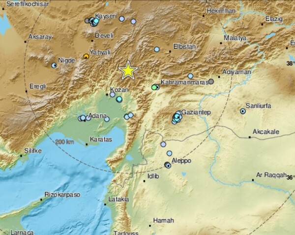 Τουρκία: Σεισμός 4,9 Ρίχτερ κοντά στα Άδανα