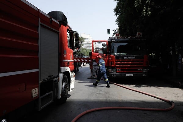 Φωτιά στον ιερό ναό του Αγίου Γεωργίου στην Κέρκυρα