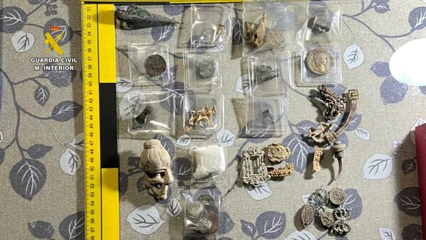 119 trafficked archaeological pieces found in Córdoba raid