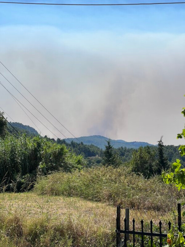 Φωτιά στη Ρόδο: Ανεξέλεγκτα τα τέσσερα μέτωπα - Εκκενώθηκαν οικισμοί