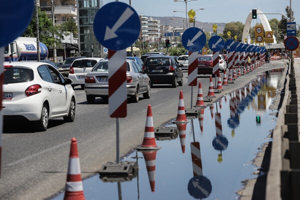 Προσωρινές κυκλοφοριακές ρυθμίσεις στη Λεωφόρο Κηφισού και στη Νέα Λεωφόρο Ποσειδώνος