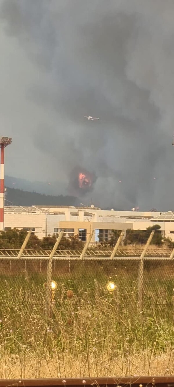 Φωτιά στην Αλεξανδρούπολη: Μπαράζ μηνυμάτων για εκκενώσεις- Σε επιφυλακή το αεροδρόμιο