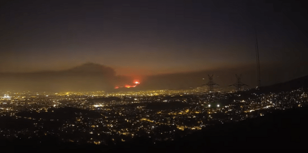 Φωτιά στην Πάρνηθα: Timelapse βίντεο δείχνει πώς ξεκίνησε η πυρκαγιά στο βουνό