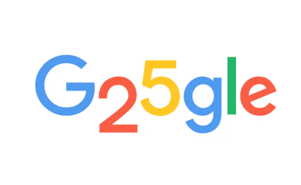 Η Google έκλεισε τα 25 χρόνια και το γιορτάζει με ένα doodle