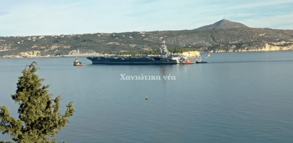 Στη Σούδα το αμερικανικό αεροπλανοφόρο «USS Gerald Ford»