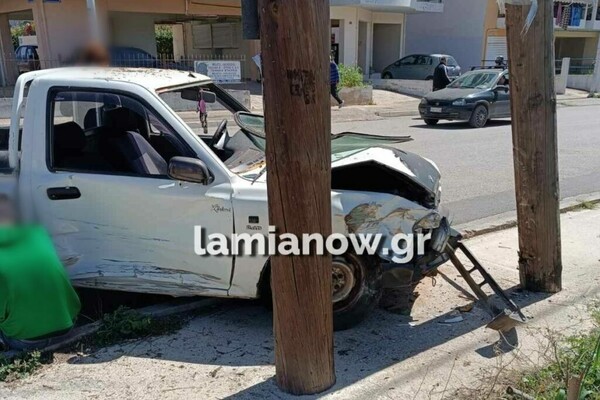 Λαμία: Τροχαίο ατύχημα με τραυματία μια έγκυο γυναίκα