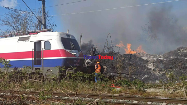 Θεσσαλονίκη: Φθορές σε τρένο της Hellenic Train από φωτιά- Κινδύνευσαν οι μηχανοδηγοί