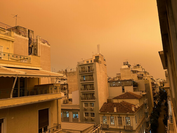 Αφρικανική σκόνη: «Πορτοκαλί» ουρανός και στην Αττική