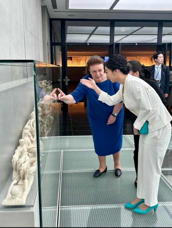 Στο Μουσείο της Ακρόπολης η πριγκίπισσα Κάκο της Ιαπωνίας