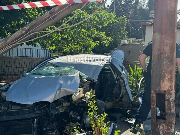 Θεσσαλονίκη: Νεκρός 22χρονος σε τροχαίο – Έπεσε σε κολώνα