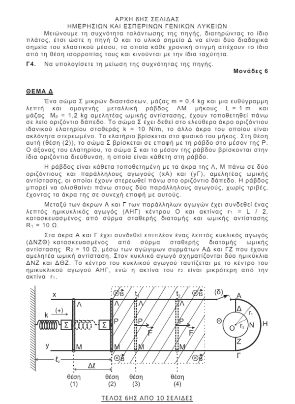 Πανελλήνιες 2024: Τα θέματα σε Ιστορία, Φυσική και Οικονομία